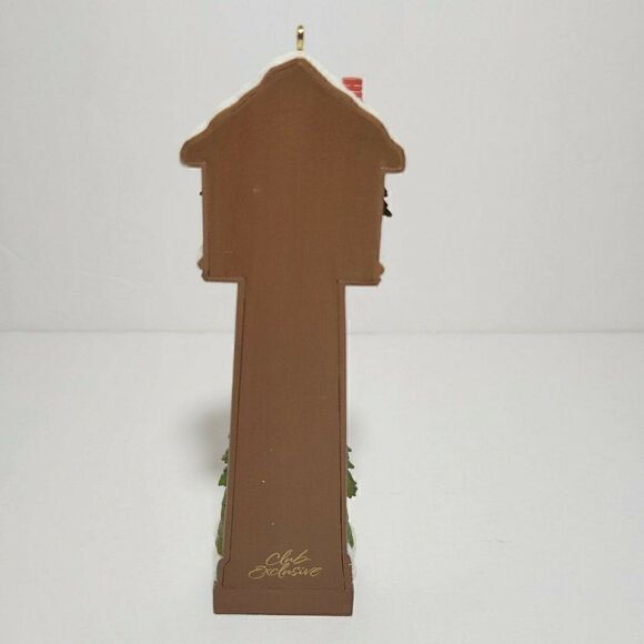 Hallmark Keepsake Christmas Ornament Santas Grandfather Clock 2014 Ornament Club - Picture 10 of 12